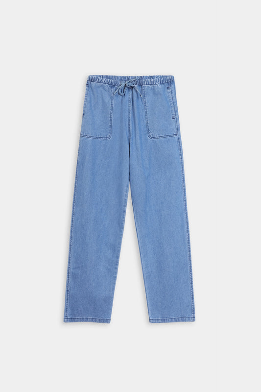 Woven Trousers With Patch Pockets