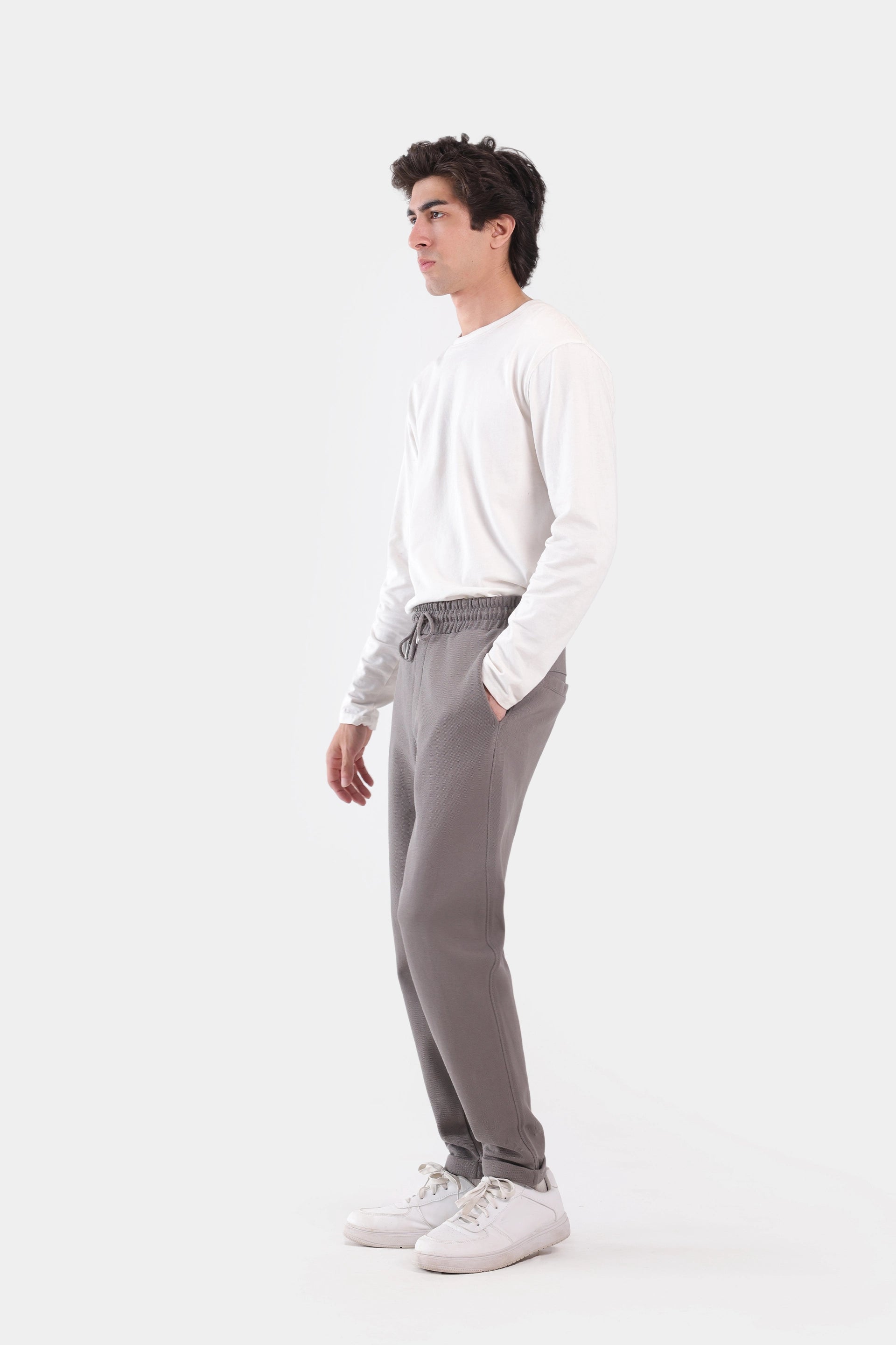 Turn-Up Knitted Trousers - Cougar Clothing