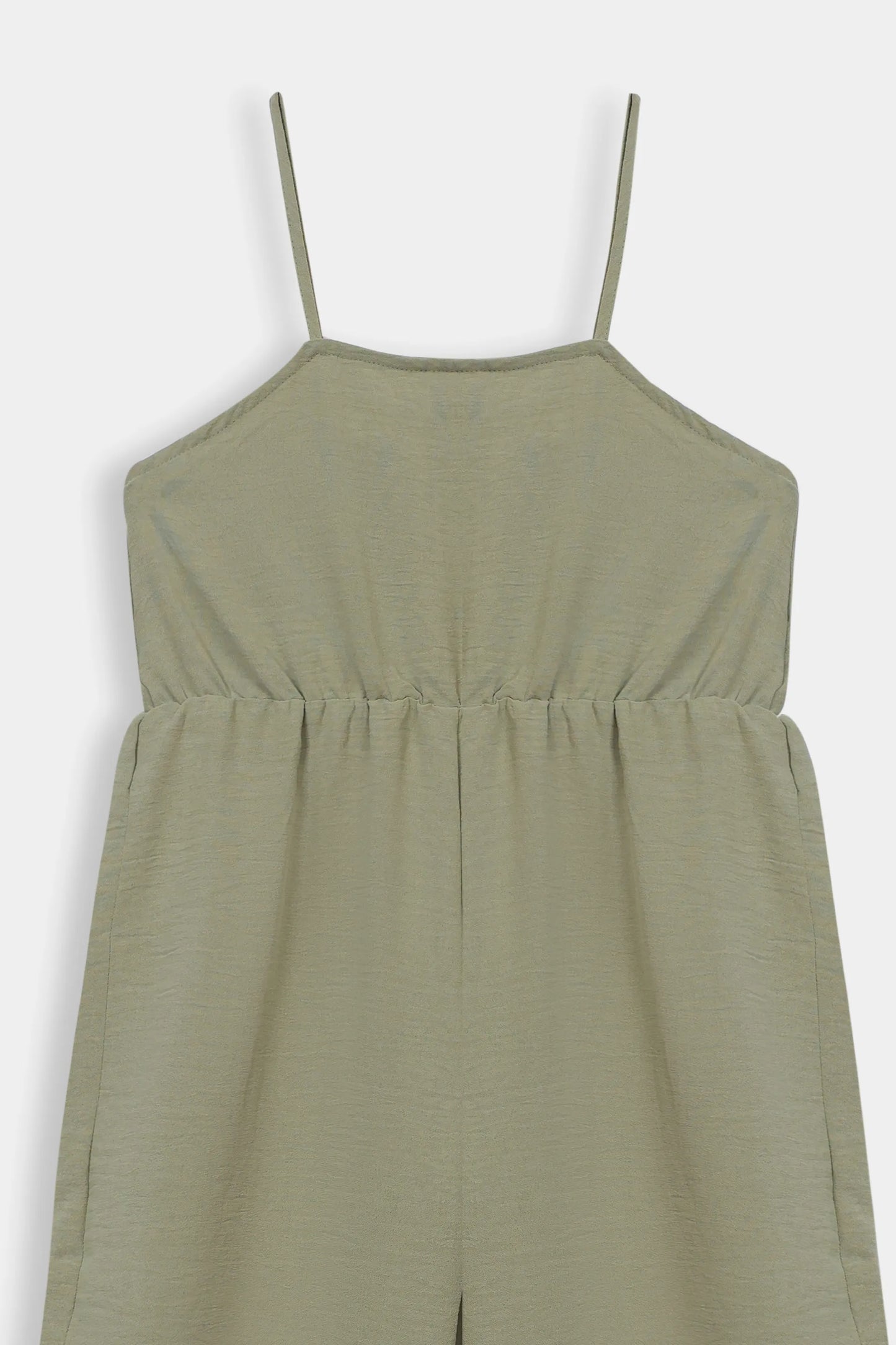 Crushed Poly Cotton Jumpsuit - Cougar Clothing