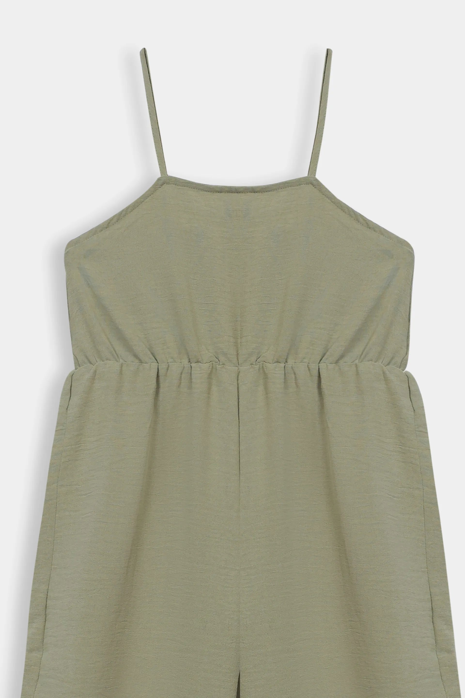 Crushed Poly Cotton Jumpsuit - Cougar Clothing