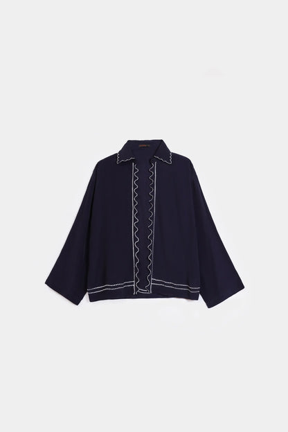 Grip Silk Embroidered Kimono - Cougar Clothing