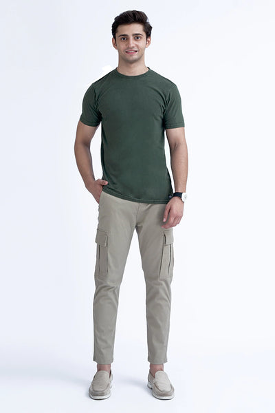 Olive Green Relax Fit T-Shirt