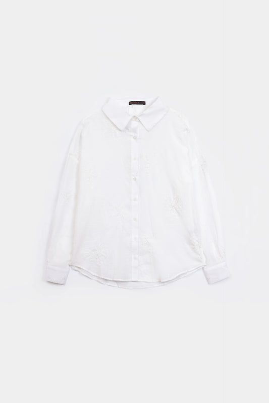 Embroidered Button-Down - Cougar Clothing