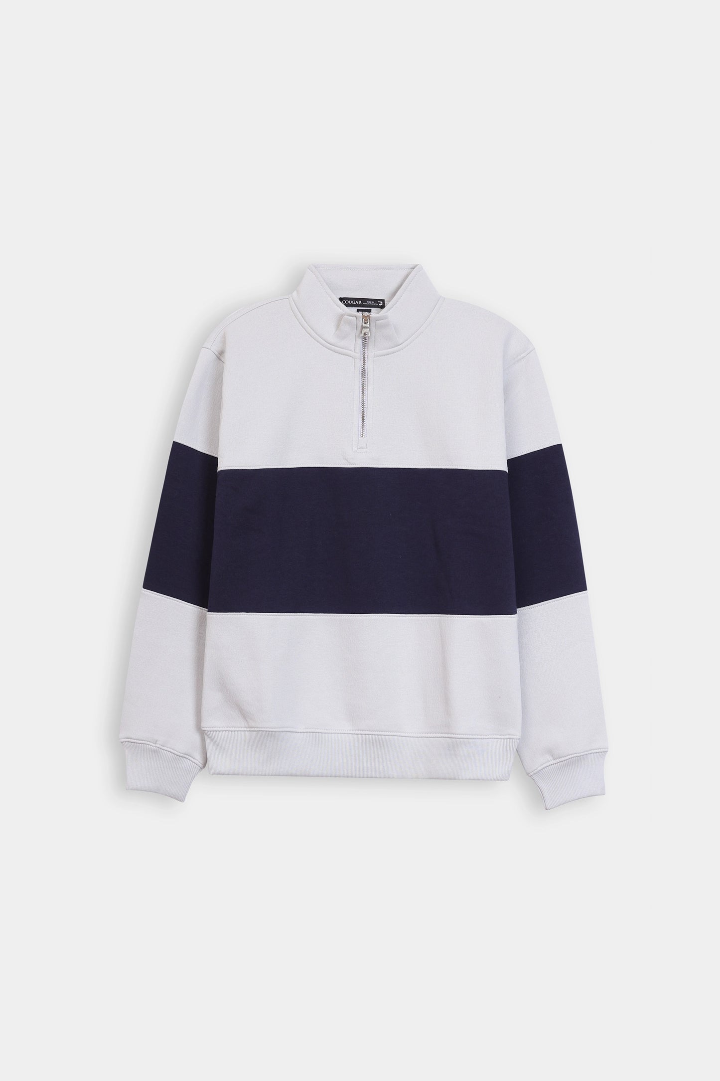 Color Block Quarter-Zip Sweatshirt