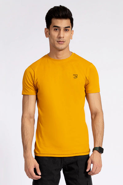 Mustard Crew Neck T-Shirt