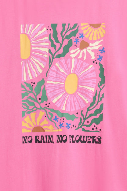 Turn Up Sleeve Graphic T-Shirt - Cougar Clothing