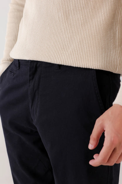 Relaxed Textured Chino Pants - Cougar Clothing