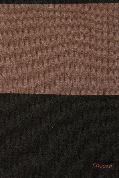 Color Block Wool Scarf - Cougar Clothing