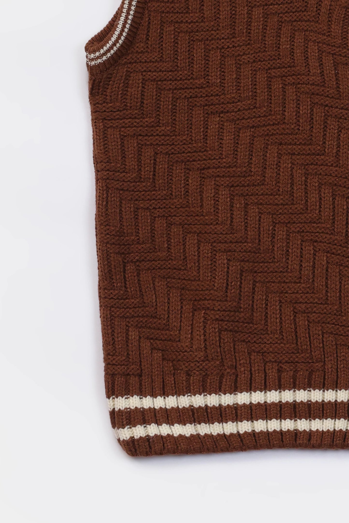 Textured Sweater Vest - Cougar Clothing