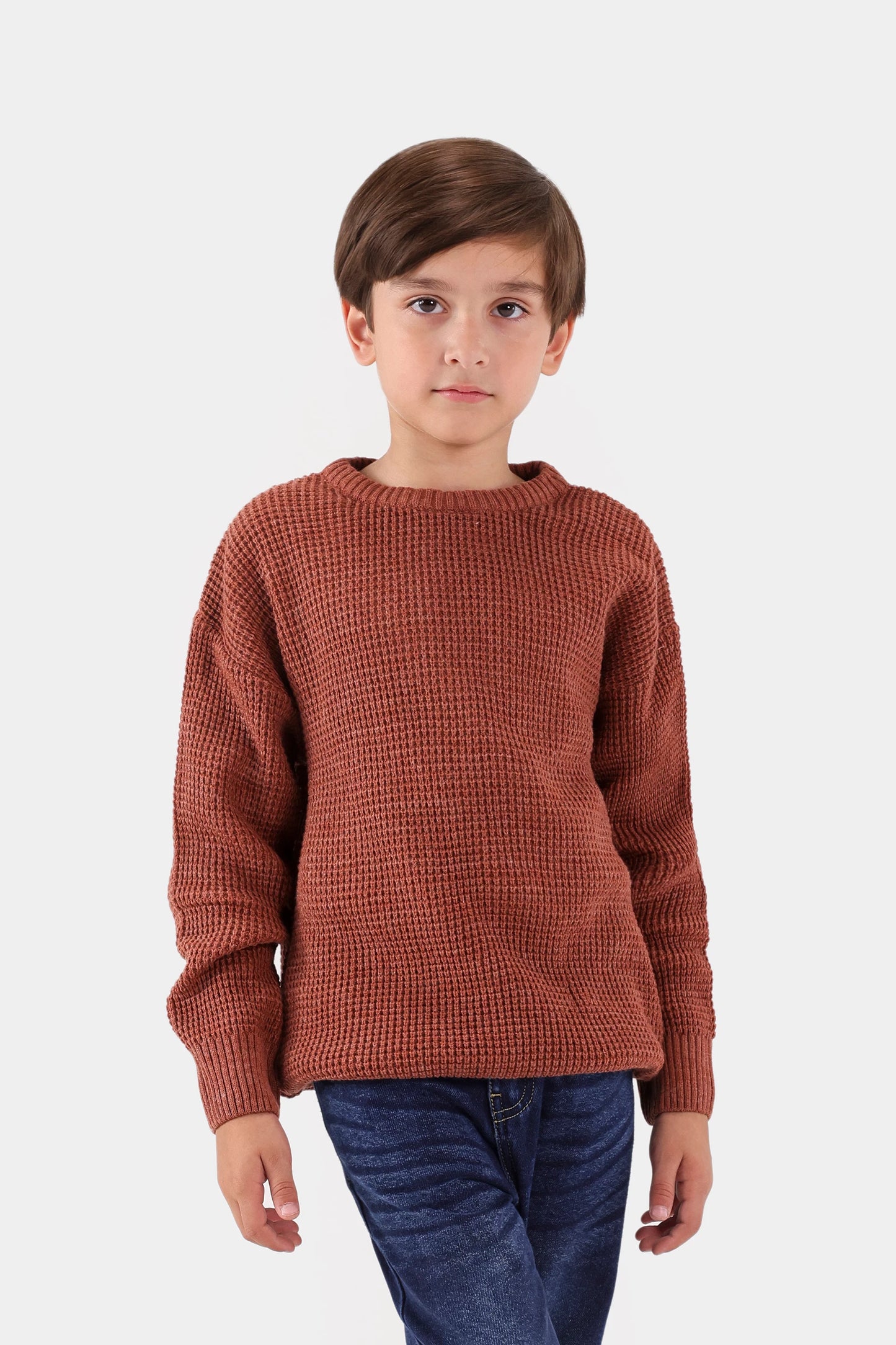 Textured Knit Sweater - Cougar Clothing