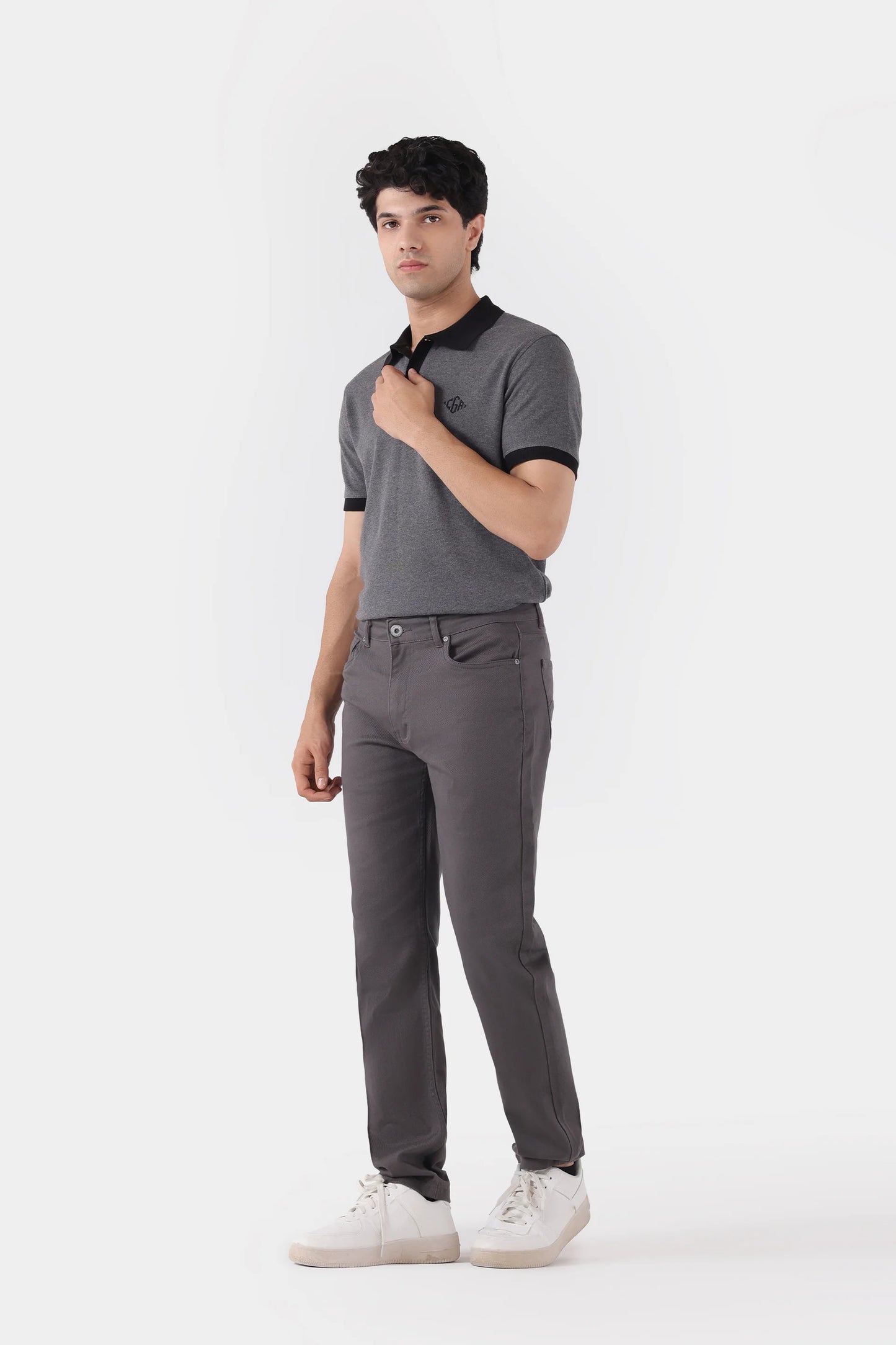 Slim Fit 5 Pocket Pants - Cougar Clothing