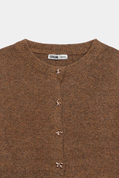 Brushed-Texture Cardigan - Cougar Clothing