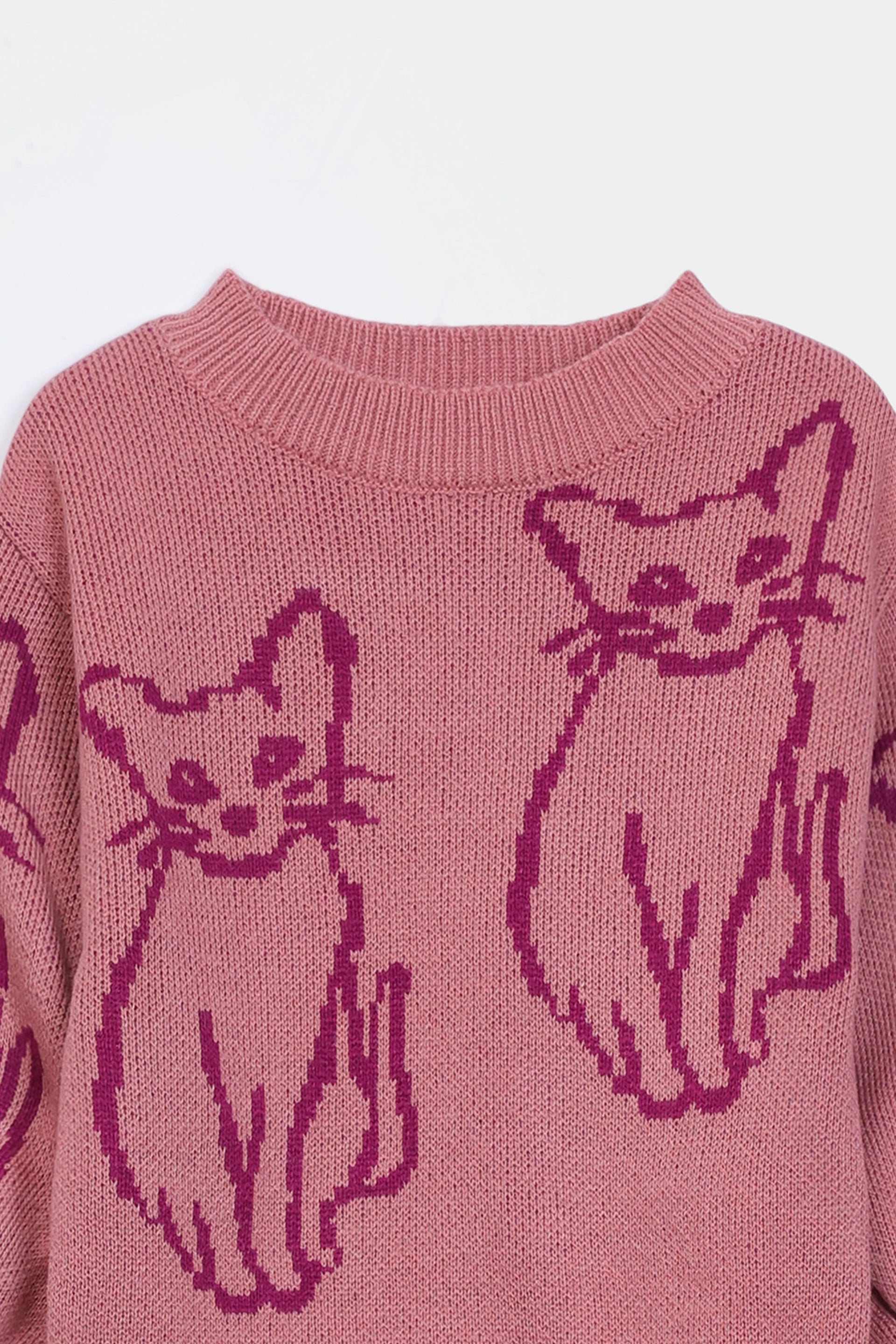 Jacquard Knit Sweater - Cougar Clothing