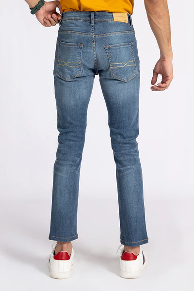 Blue Faded Slim fit Jeans