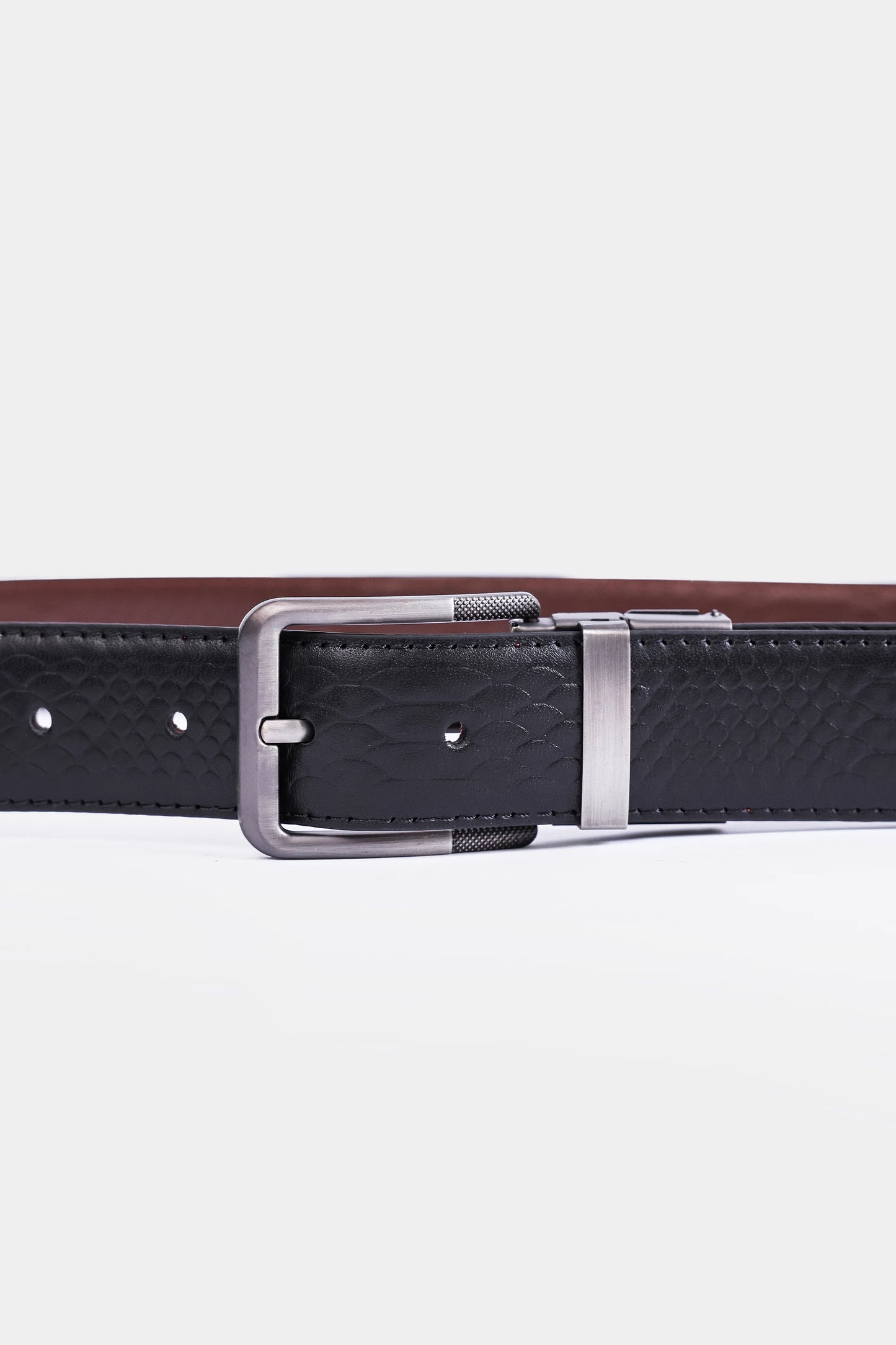 Textured Reversible Belt - Cougar Clothing