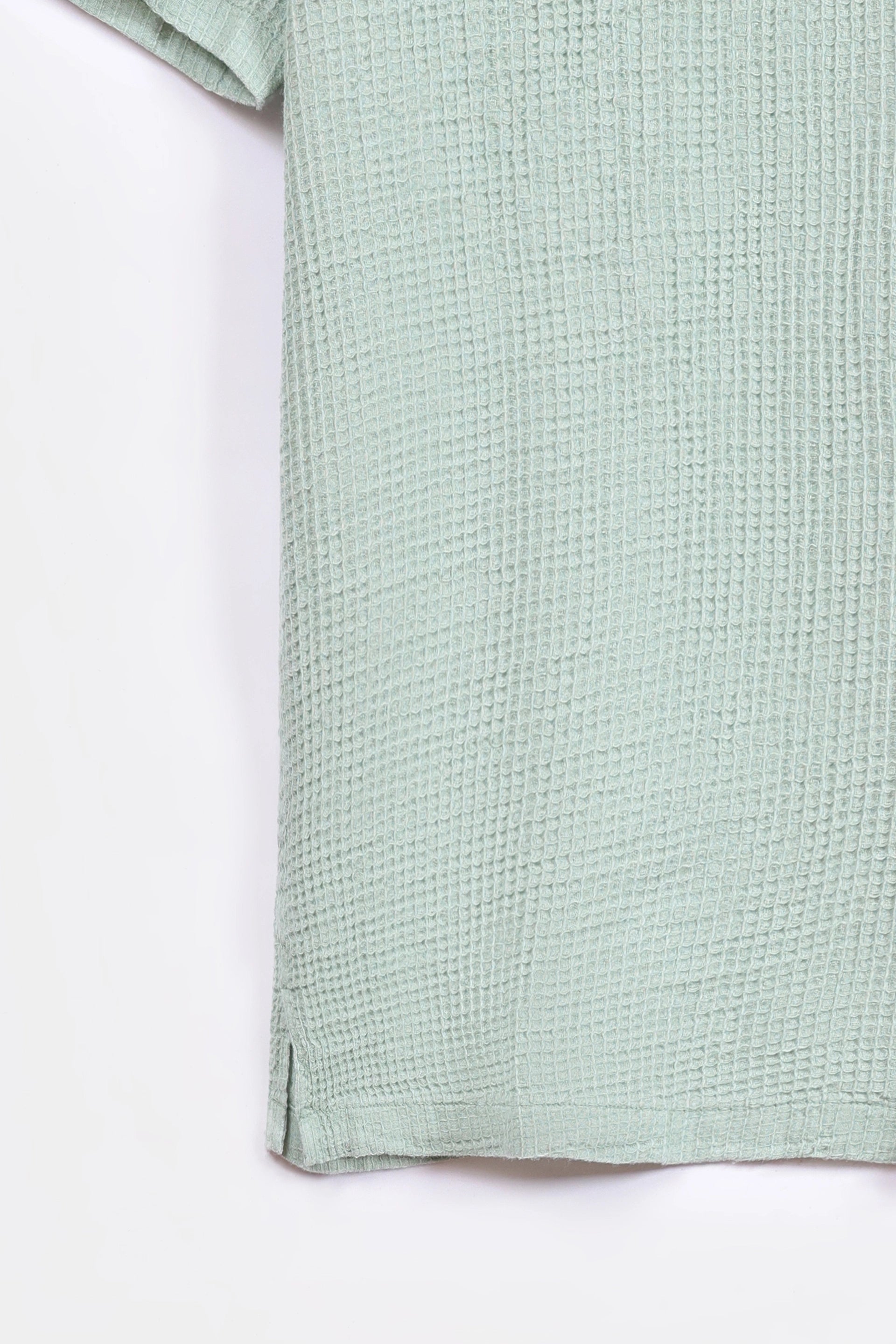 Textured Resort Collar Shirt - Cougar Clothing