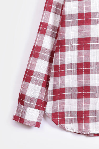 Jacquard Check Shirt - Cougar Clothing