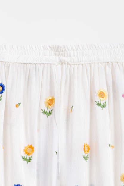 Woven Embroidered Trousers - Cougar Clothing