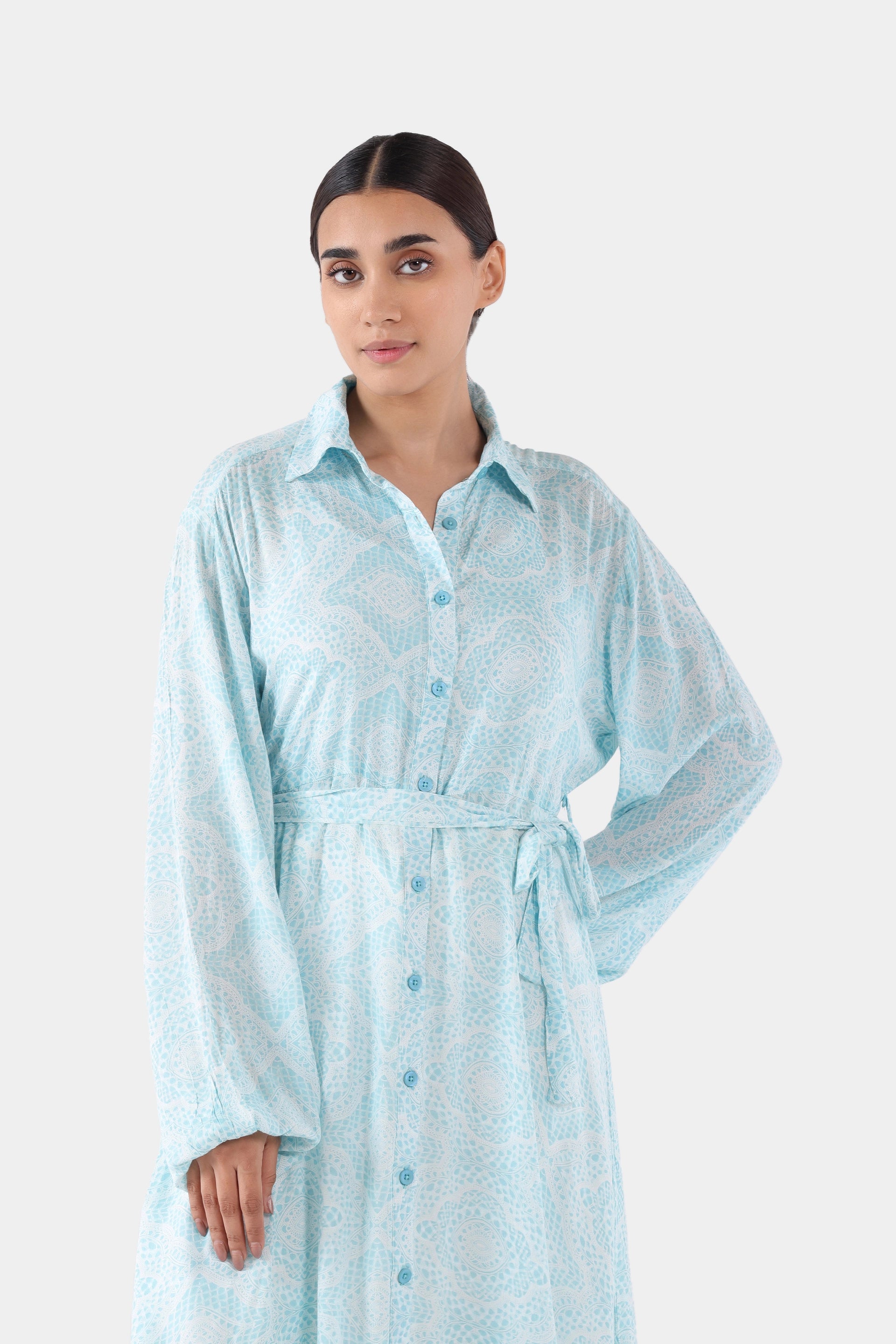 Printed Midi Dress - Cougar Clothing