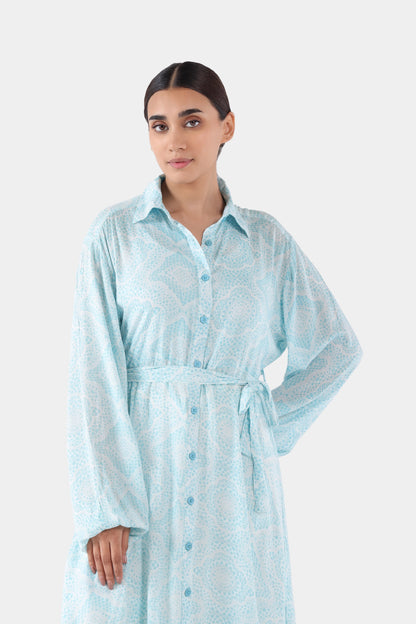 Printed Midi Dress - Cougar Clothing