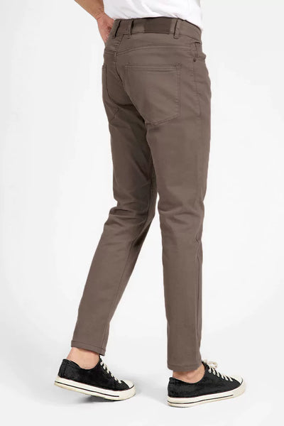 Light Brown 5-Pocket Slim Fit Pants
