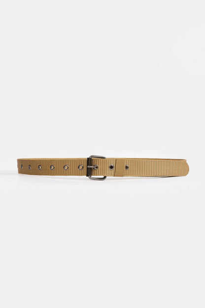 Webbing Belt With Metal Eyelets - Cougar Clothing