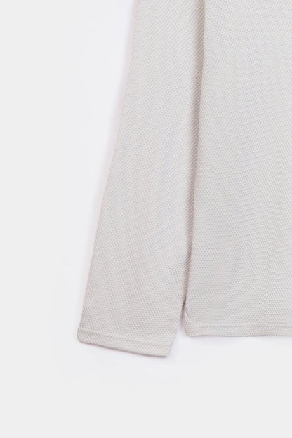 Waffle Knit Henley T-Shirt - Cougar Clothing