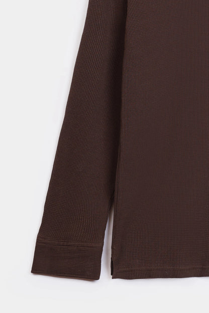 Waffle Knit Polo - Cougar Clothing