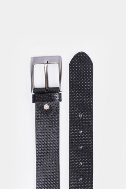 Textured Leather Belt - Cougar Clothing