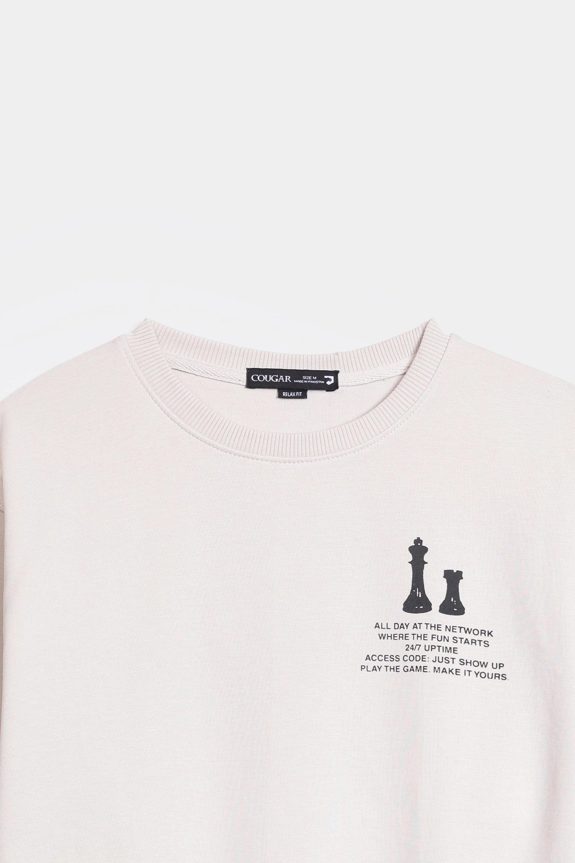 Chess House Interlock Sweatshirt - Cougar Clothing