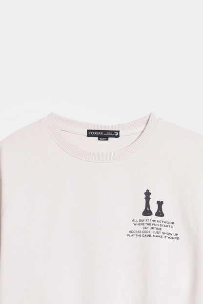 Chess House Interlock Sweatshirt - Cougar Clothing