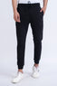 Black Slim Fit Knitted Jogger Pants