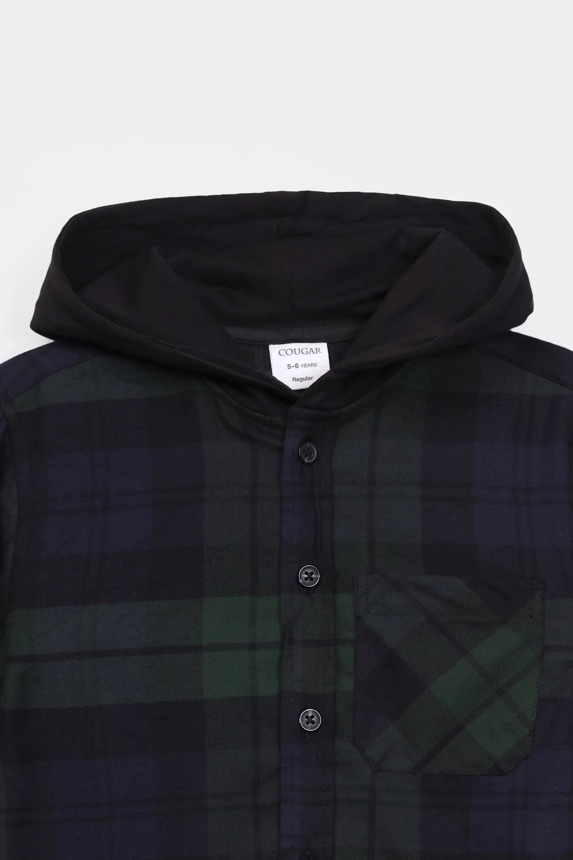 Hooded Casual Shirt - Cougar Clothing