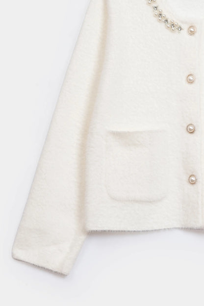 Diamante-Embellished Cardigan - Cougar Clothing