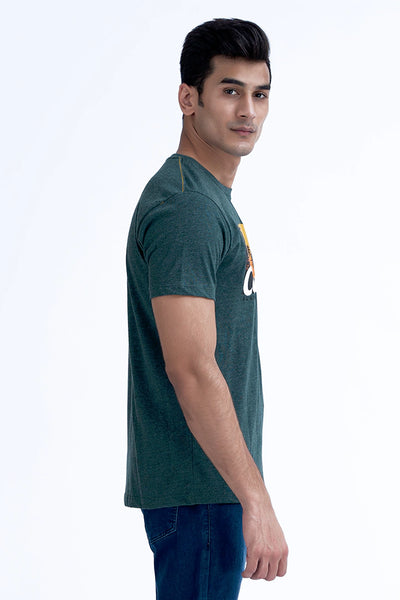 Green Landscape Graphic T-Shirt