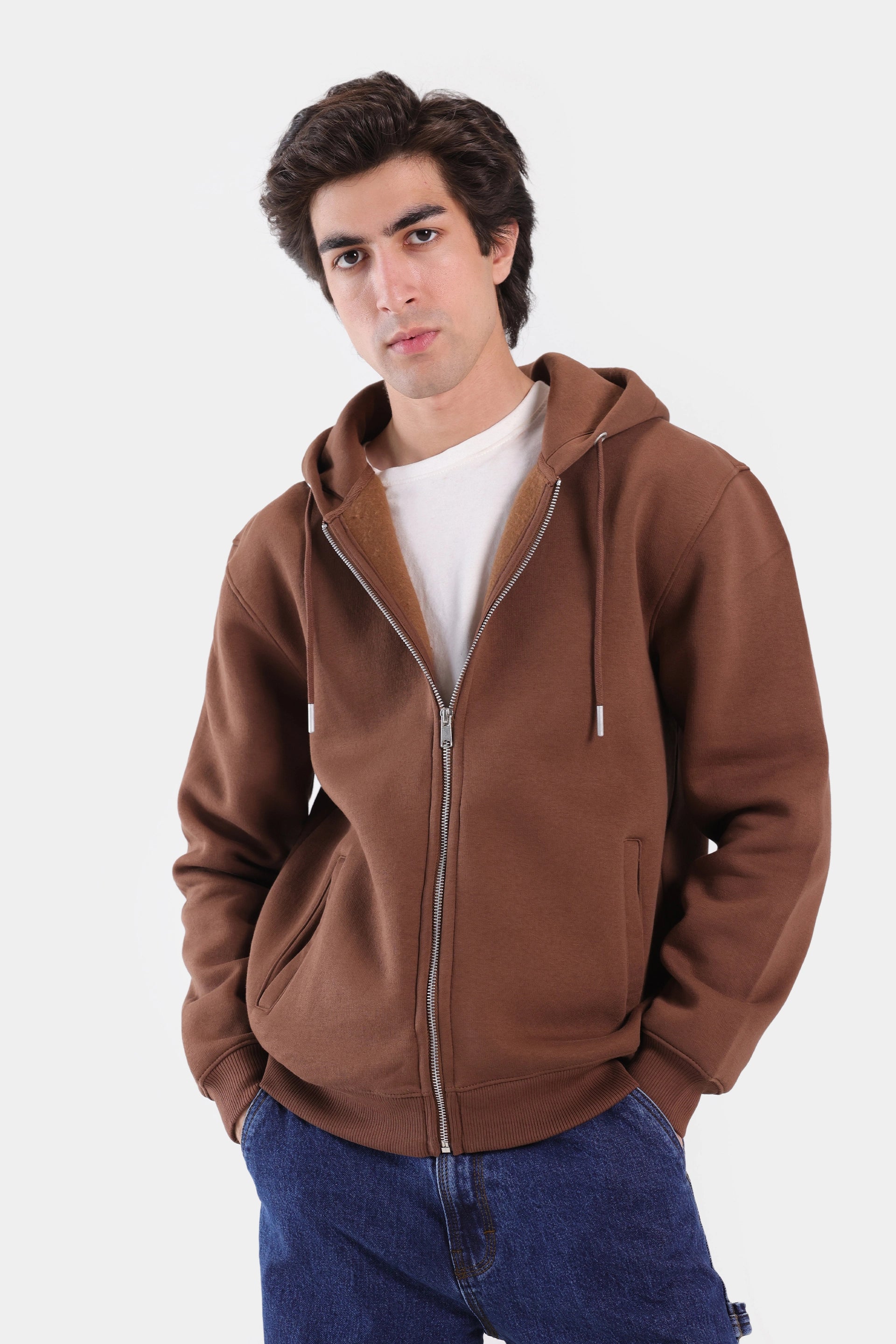 Fleece Zipper Hoodie - Cougar Clothing