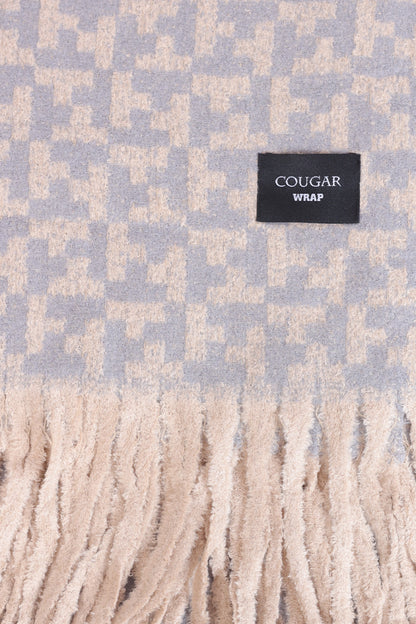 Jacquard Knit Shawl - Cougar Clothing