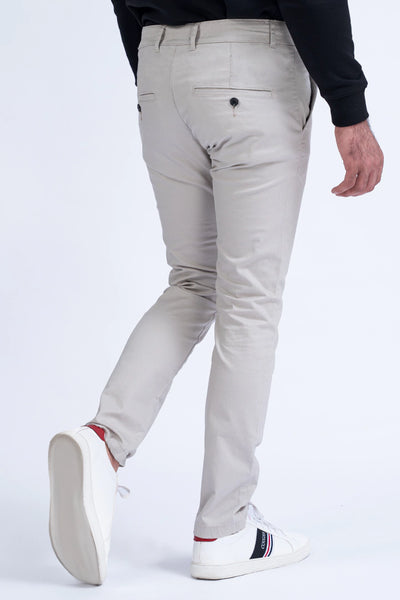 Slim Fit Stone Chino Pants