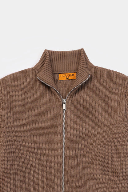Zip-Up Sweater - Cougar Clothing