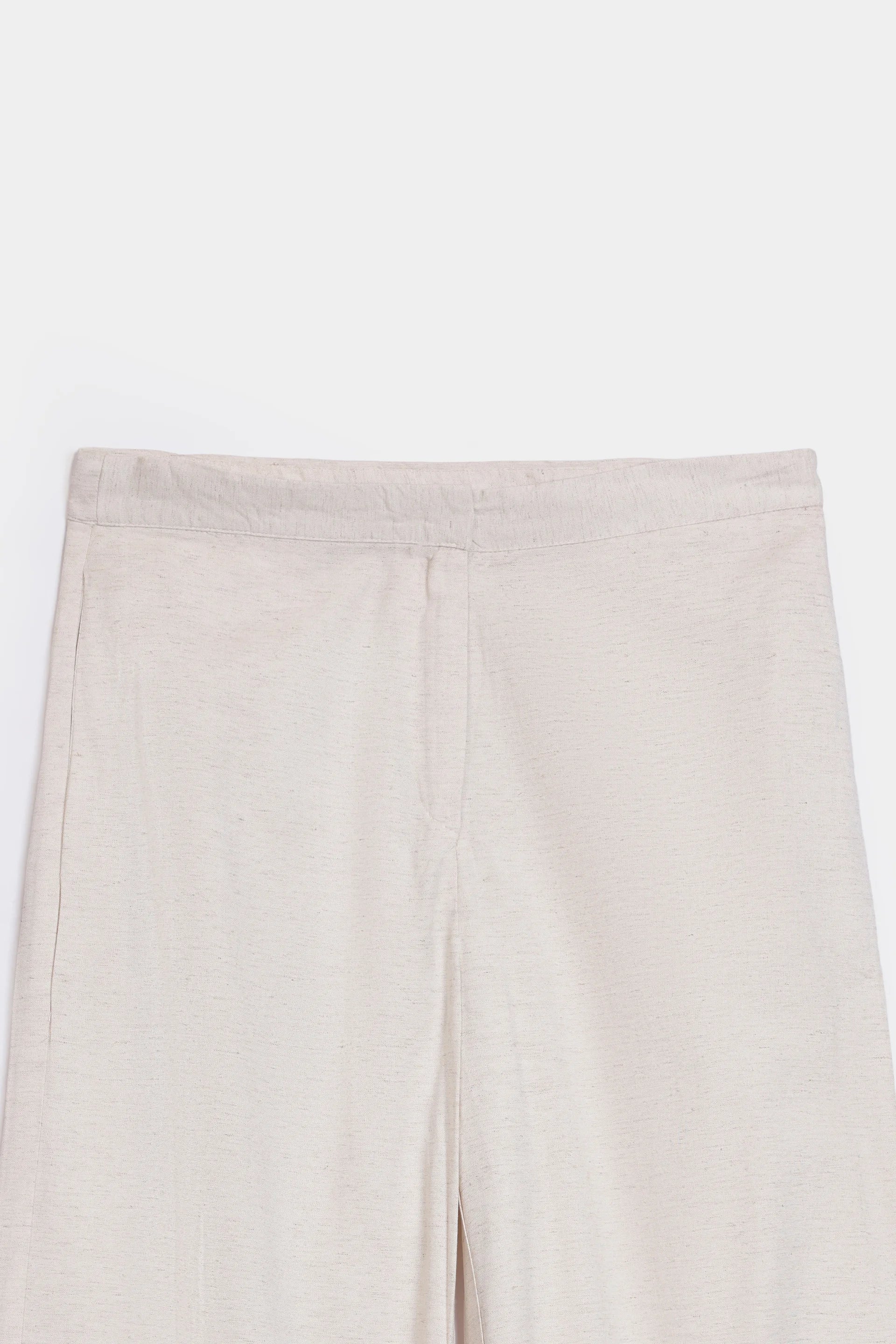 Slub Cotton Textured Trousers - Cougar Clothing