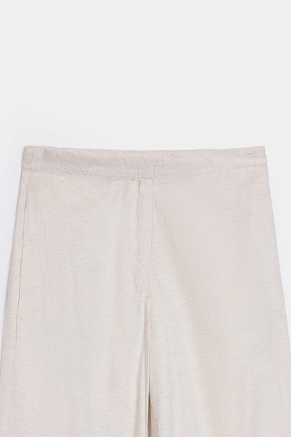 Slub Cotton Textured Trousers - Cougar Clothing