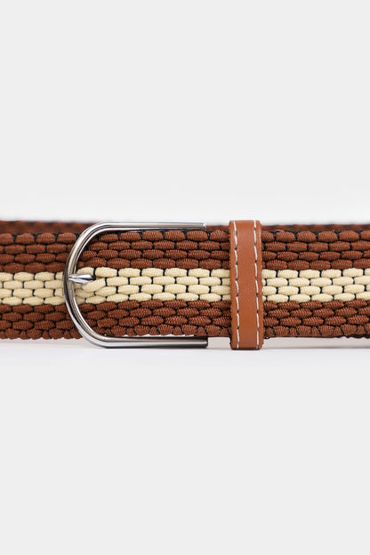 Stripe Woven Belt - Cougar Clothing