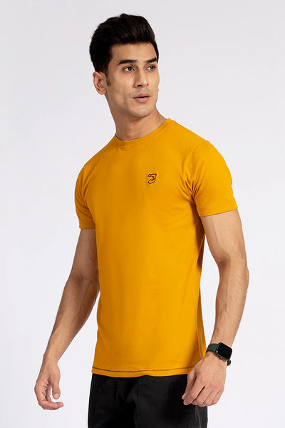 Mustard Crew Neck T-Shirt