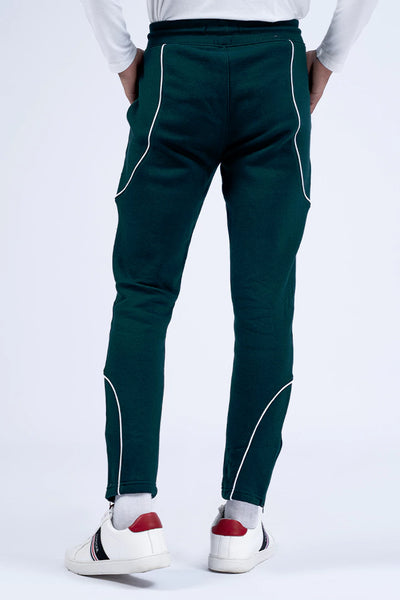 Dark Teal Slim Fit Trousers