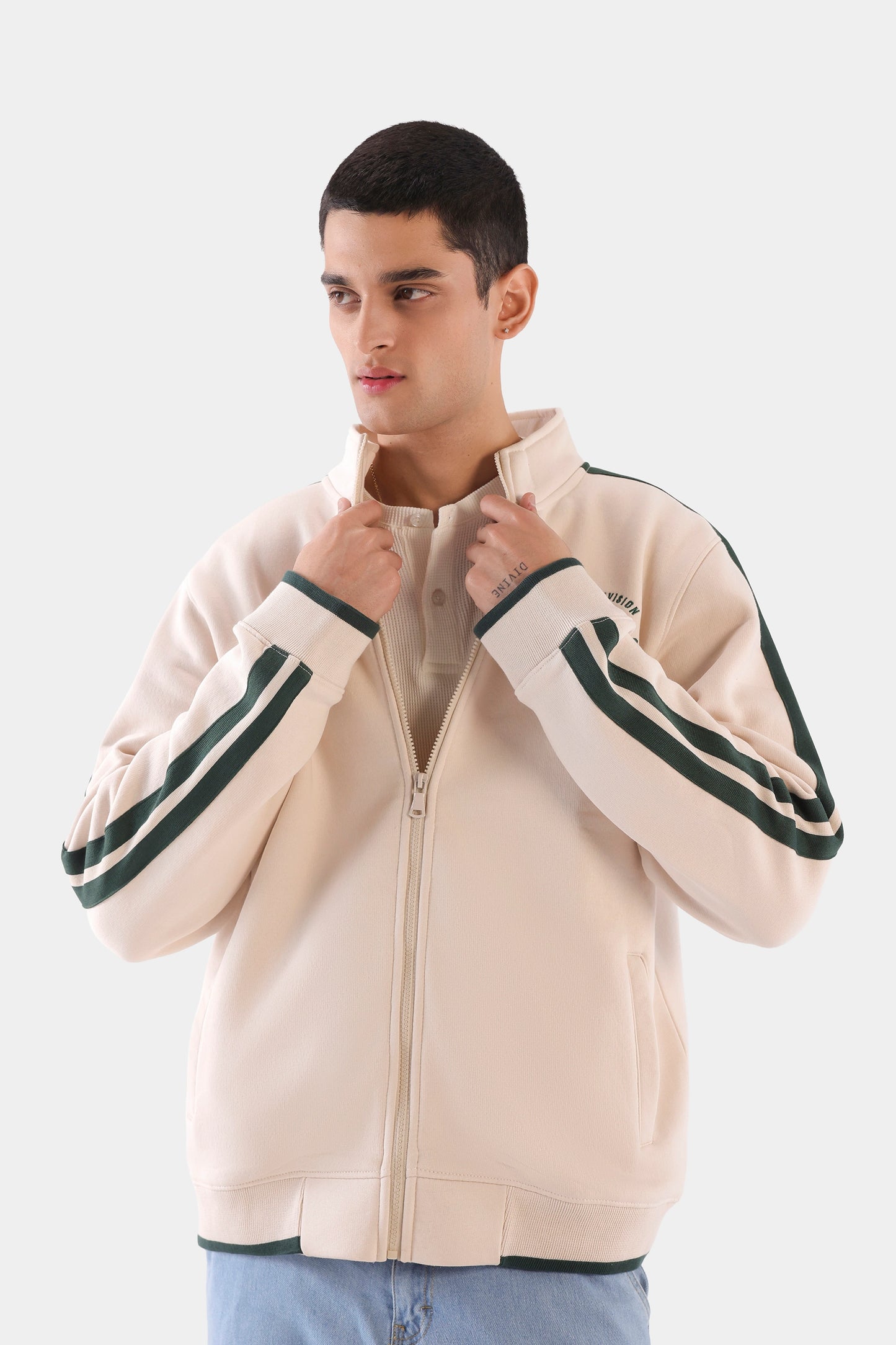 Embroidered Fleece Jacket