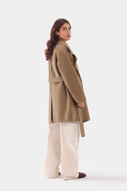 Belted Wrap Coat