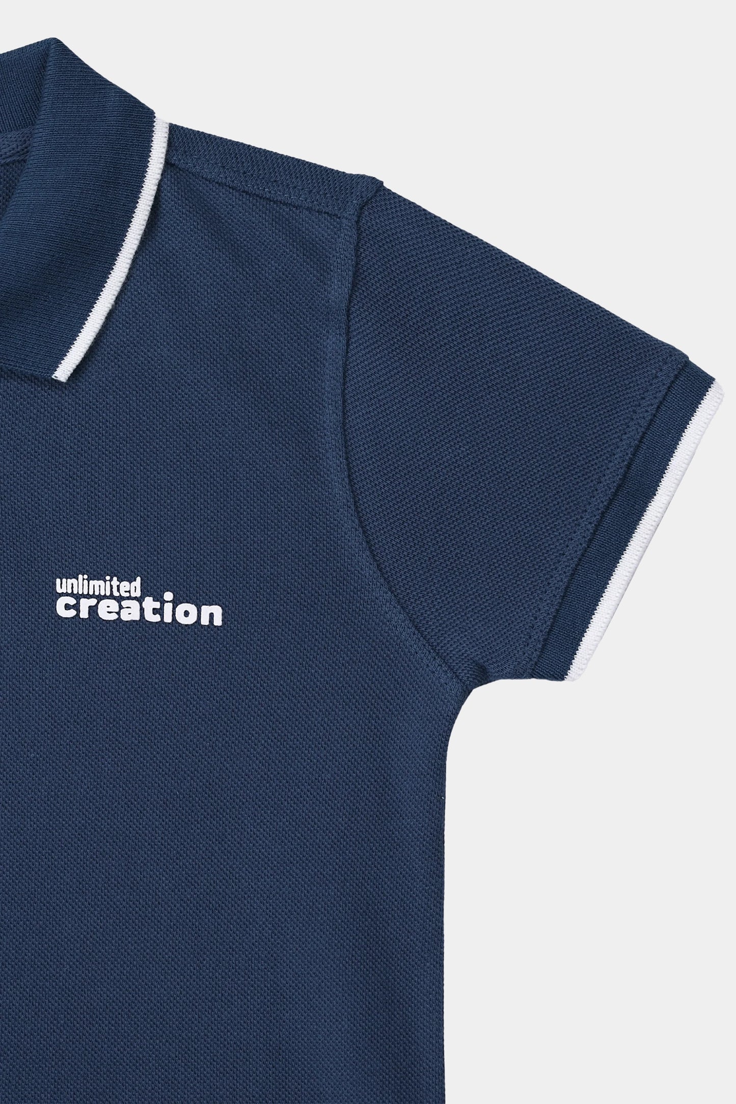 Text Print Polo - Cougar Clothing