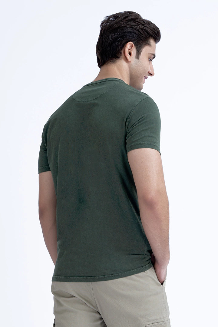 Olive Green Relax Fit T-Shirt