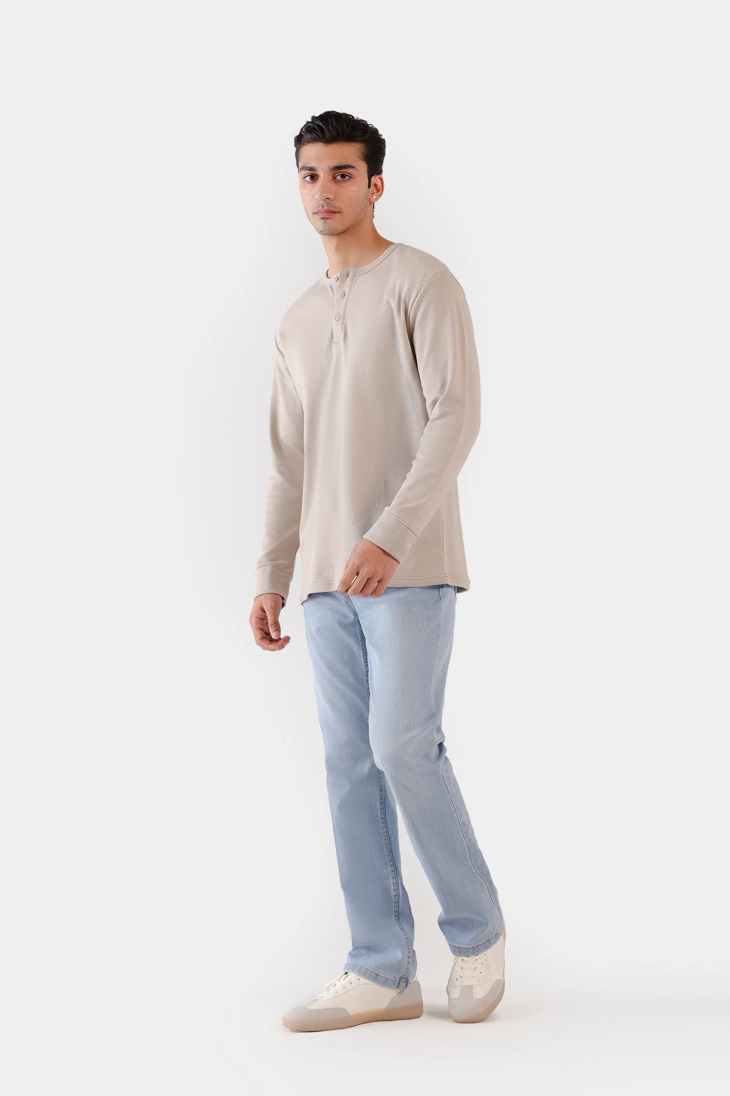 Basic Henley T-Shirt - Cougar Clothing