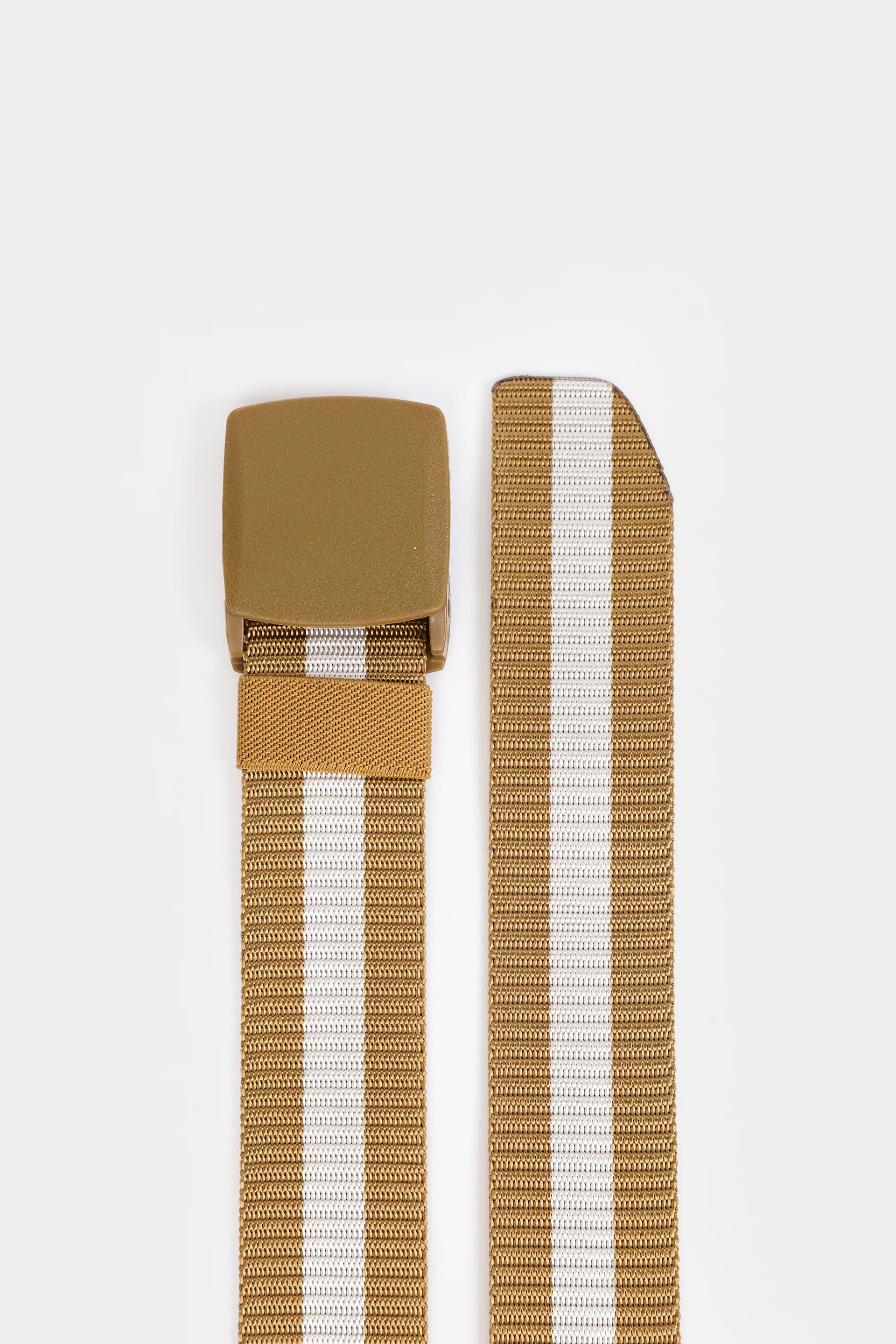 Contrast Striped Webbing Belt - Cougar Clothing